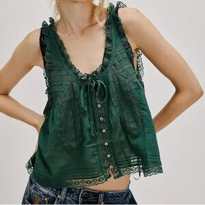 Free People Dupe Cotton Crop Tank Top